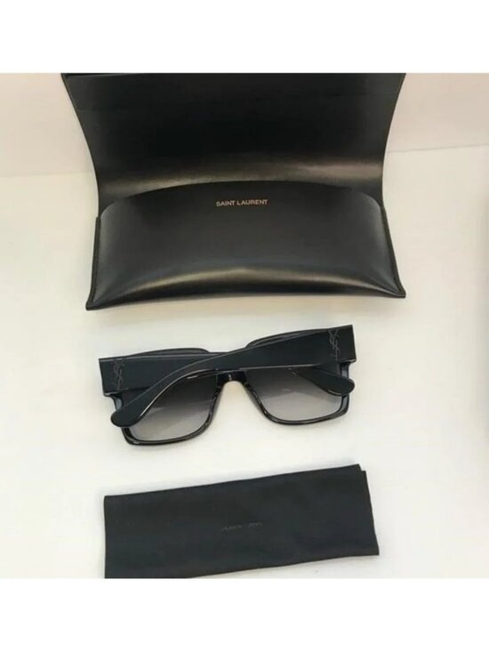 Ship Sameday - ? - New Authentic Saint Laurent Black Grey Sunglasses SLM9 main image 6
